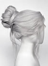 Baldur's Gate 3 Minthara Yaki Silver Grey Braided Lace Front Synthetic Wig LF6152