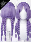 League of Legends Yunara Purple Braided Yaki Lace Front Synthetic Wig LF6156