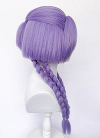 League of Legends Yunara Purple Braided Yaki Lace Front Synthetic Wig LF6156
