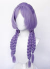 League of Legends Yunara Purple Braided Yaki Lace Front Synthetic Wig LF6156