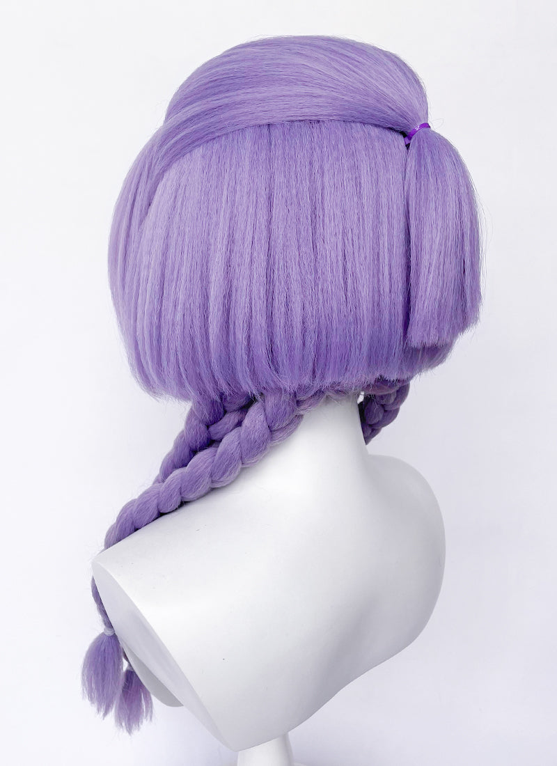 League of Legends Yunara Purple Braided Yaki Lace Front Synthetic Wig LF6156