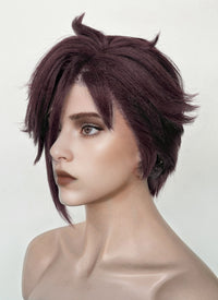 Dispatch Courtney Invisigal Deep Violet Straight Yaki Lace Front Synthetic Hair Wig LF6159