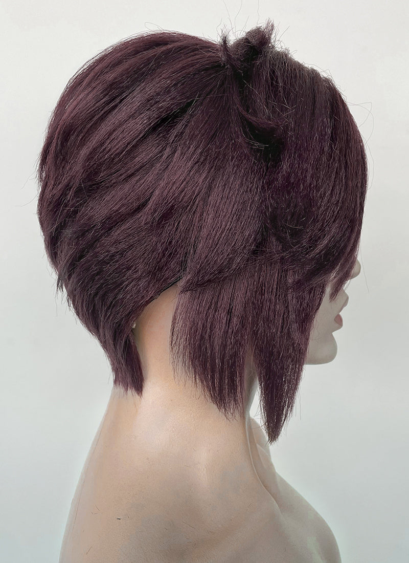 Dispatch Courtney Invisigal Deep Violet Straight Yaki Lace Front Synthetic Hair Wig LF6159