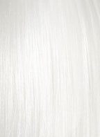 Hazbin Hotel Lute Silver Grey With White Straight Bob Yaki Lace Front Synthetic Hair Wig LF6161