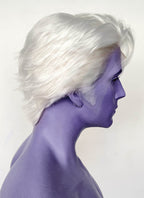 Critical Role Essek Thelyss White Wavy Lace Front Synthetic Men's Wig LF6176