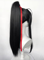 Mo Dao Zu Shi Grandmaster of Demonic Cultivation Wei Wuxian Jet Black Ponytail Lace Front Wig LF6184