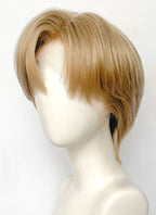 Mixed Blonde Straight Lace Front Synthetic Men's Wig NM008