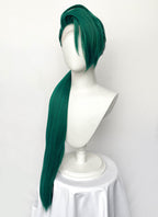 Pokemon Scarlet Pokemon Violet Rika Green Ponytail Lace Front Wig LF6187