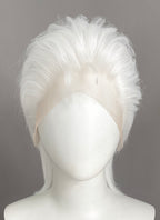 White Straight Lace Front Synthetic Men's Wig LF6188