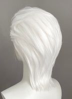 White Straight Lace Front Synthetic Men's Wig LF6188