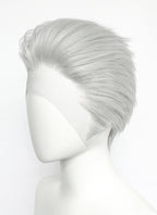 Devil May Cry Vergil Straight Silver Grey Lace Front Synthetic Men's Wig LF6192