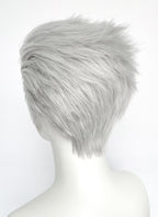 Devil May Cry Vergil Straight Silver Grey Lace Front Synthetic Men's Wig LF6192