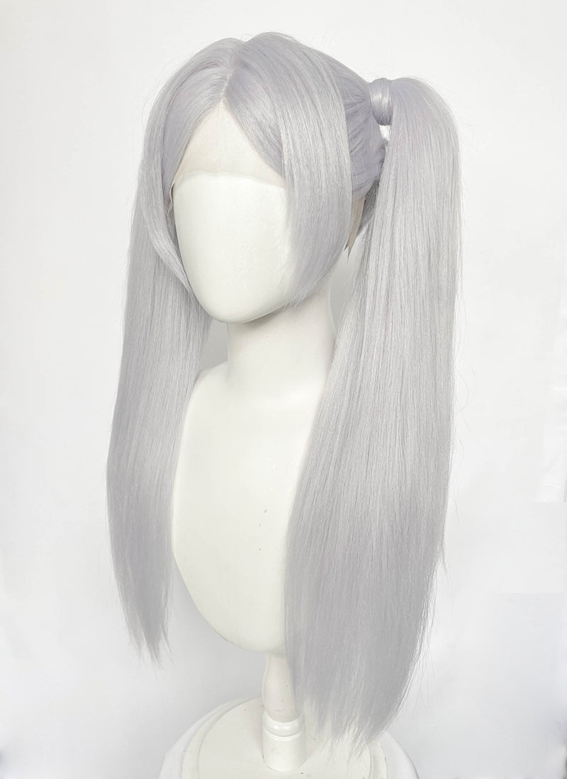 Frieren: Beyond Journey's End Frieren Pastel Lilac Mixed Blonde Ponytail Lace Front Wig LF6195
