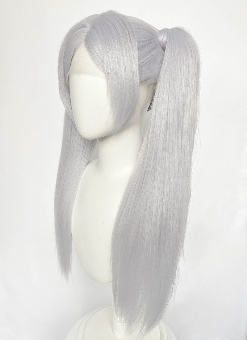 Frieren: Beyond Journey's End Frieren Pastel Lilac Mixed Blonde Ponytail Lace Front Wig LF6195