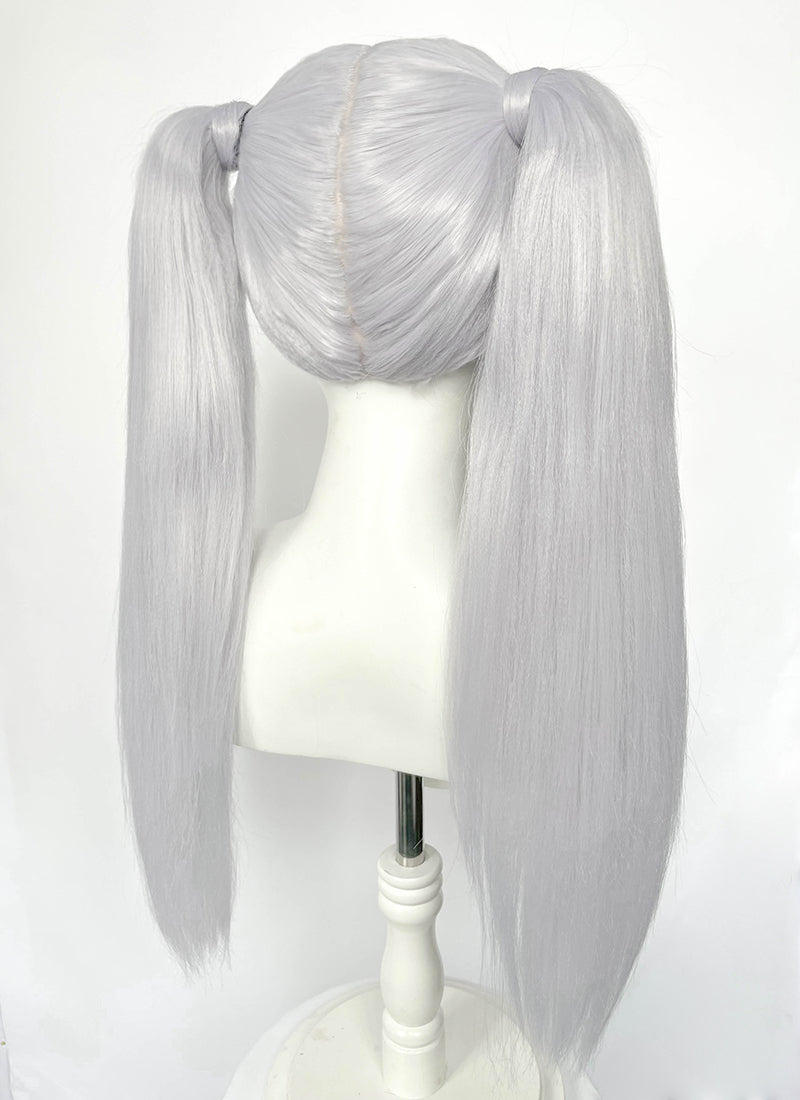 Frieren: Beyond Journey's End Frieren Pastel Lilac Mixed Blonde Ponytail Lace Front Wig LF6195