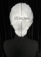 Critical Role The Legend of Vox Machina Percy Straight Pure White 13" x 5" Lace Top Synthetic Men's Wig LF6196
