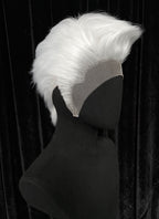 Critical Role The Legend of Vox Machina Percy Straight Pure White 13" x 5" Lace Top Synthetic Men's Wig LF6196