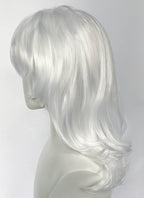 Marvel Rivals Luna Snow Wavy Pastel Blue White Split Color Lace Front Synthetic Wig LF6197