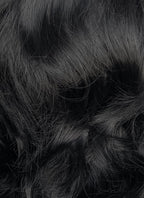 Snow White 1937 Jet Black Wavy Bob Lace Front Synthetic Wig LF8040