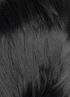 Black With Silver White Straight Lace Front Synthetic Wig LF8041