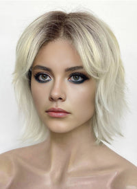 The New Avengers Thunderbolts Yelena Belova Black Widow Blonde With Dark Roots Wavy Lace Front Synthetic Wig LF8046