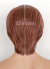 Auburn Straight Lace Front Synthetic Men's Wig LF8048