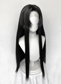 Demon Slayer: Kimetsu no Yaiba Kanae Kocho Yaki Natural Black Straight Lace Front Synthetic Wig LF8050