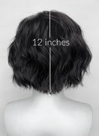 Lies of P Jet Black Wavy Lace Front Synthetic Men's Wig LF8059