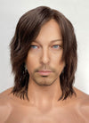 Death Stranding 2: On the Beach Sam Brown Wavy Lace Front Synthetic Men's Wig LF8062