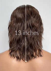 Death Stranding 2: On the Beach Sam Brown Wavy Lace Front Synthetic Men's Wig LF8062