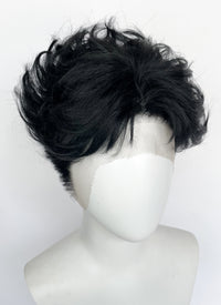 DAN DA DAN Ken Takakura Okarun Black Wavy Lace Front Synthetic Men's Wig LF8063