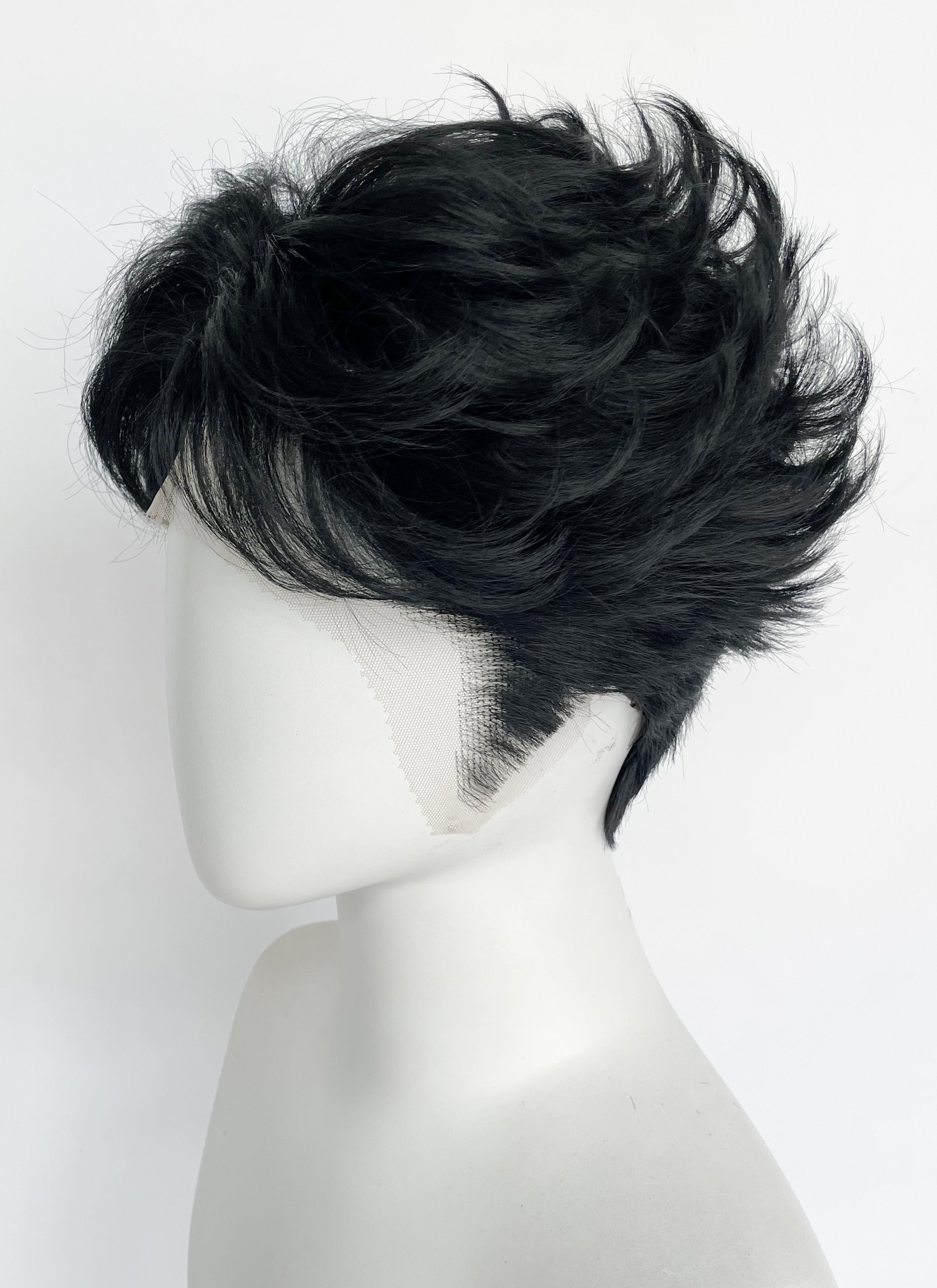 DAN DA DAN Ken Takakura Okarun Black Wavy Lace Front