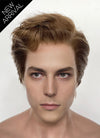 Brown Wavy Lace Front Synthetic Hair Men's Wig LF8065