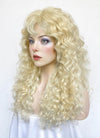 Wednesday Creepy Doll Blonde Curly Lace Front Synthetic Wig LF8073