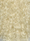 Wednesday Creepy Doll Blonde Curly Lace Front Synthetic Wig LF8073