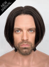 The New Avengers Thunderbolts Bucky Barnes Brunette Straight Lace Front Synthetic Men's Wig LF8080