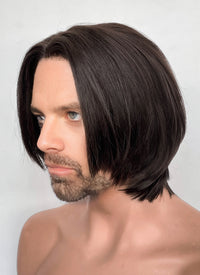 The New Avengers Thunderbolts Bucky Barnes Brunette Straight Lace Front Synthetic Men's Wig LF8080