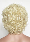 Blonde Curly Lace Front Synthetic Men's Wig LF8081