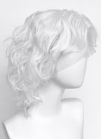 White Wavy Lace Front Synthetic Men's Wig LF8083