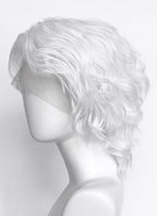 White Wavy Lace Front Synthetic Men's Wig LF8083