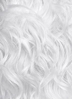 White Wavy Lace Front Synthetic Men's Wig LF8083