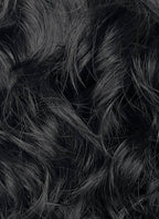 Sweeney Todd Black With Sliver Grey Wavy Lace Front Synthetic Men's Wig LF8095