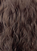 Frankenstein 2025 The Creature Brown With Sliver Grey Wavy Lace Front Synthetic Men's Wig LF8096