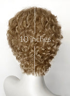 Percy Jackson and the Olympians Percy Jackson Medium Blonde Curly Lace Front Synthetic Men's Wig LF8099