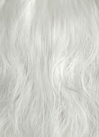 Resident Evil Selena Corey/Zombie Singer White Wavy Lace Front Synthetic Hair Wig LF8112