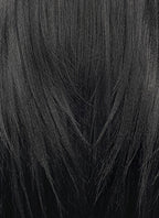 Final Fantasy VIII Rinoa Heartilly Straight Black Mixed Brown Lace Front Synthetic Wig LF8122
