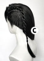 Long Lace Front Wig with Shaved Side - 3 Styles Available | Multiple Colors | Free 2 Wig Caps Included LF8126