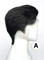 Short Lace Front Wig with Shaved Side - 2 Styles Available | Multiple Colors | Free 2 Wig Caps Included LF8127