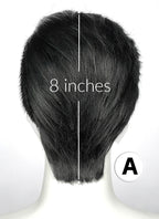 Short Lace Front Wig with Shaved Side - 2 Styles Available | Multiple Colors | Free 2 Wig Caps Included LF8127