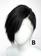 Short Lace Front Wig with Shaved Side - 2 Styles Available | Multiple Colors | Free 2 Wig Caps Included LF8127